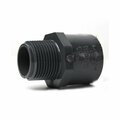 Thrifco Plumbing 1 Inch Slip x Threaded PVC Male Adapter SCH 80 8213178